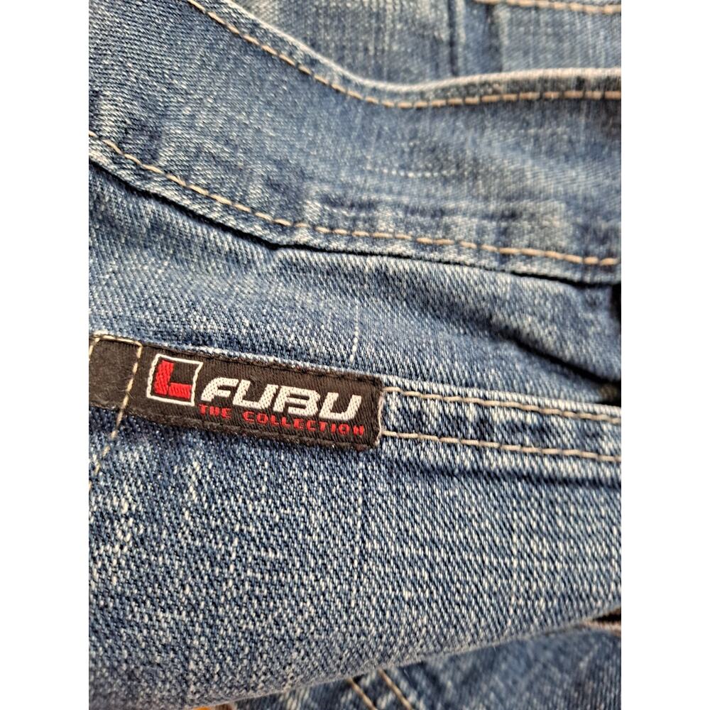 Fubu Denim Jeans Cargo Shorts Size 46 - Picture 4 of 6
